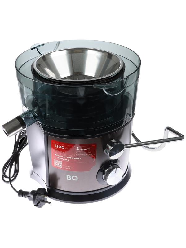 Соковыжималка BQ J1008, центробежная, 1200 Вт, 1.1/0.9 л, 20000 об/мин, серая