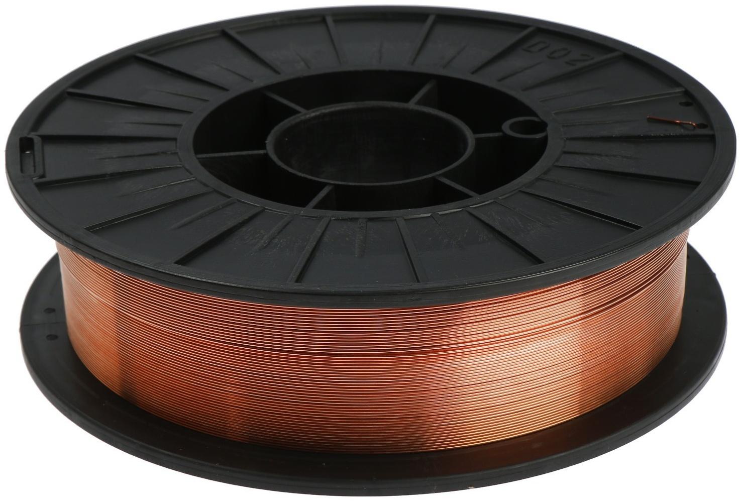 Сварочная проволока ТУНДРА, ER70S-6, омедненная, d=0.8 мм, 5000 г