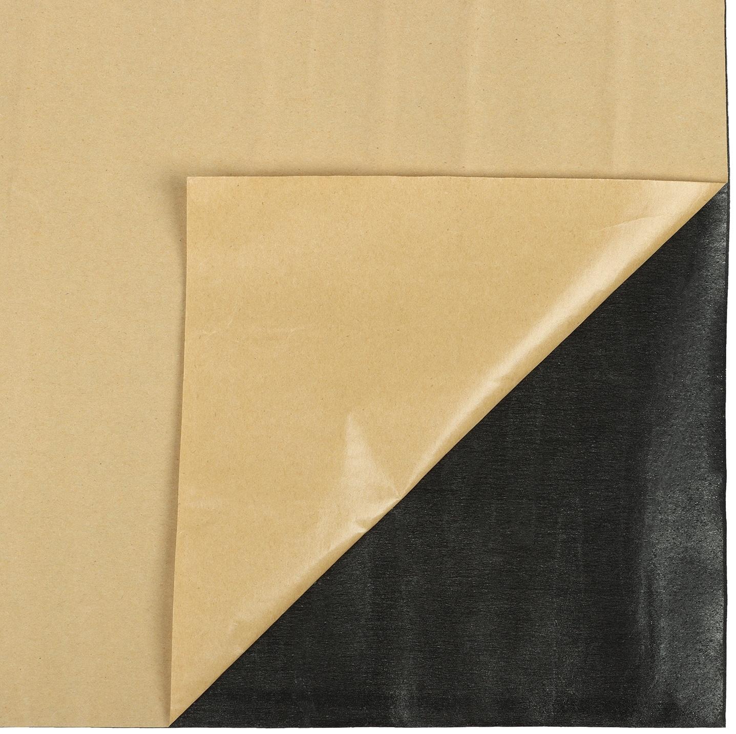 Карпет для перетяжки салона, самоклеящеяся, 100×50 см, черный