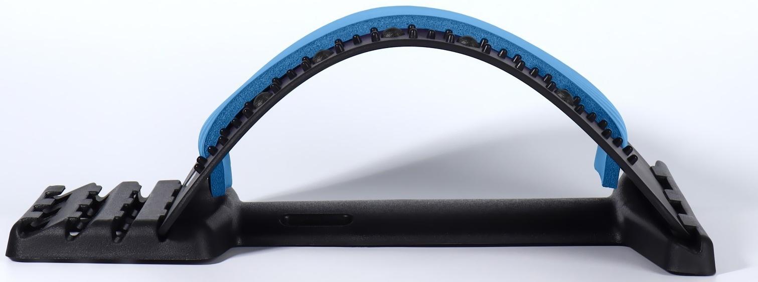 Массажёр для спины, трёхуровневый, с магнитом, 38 × 24,5 см, цвет МИКС