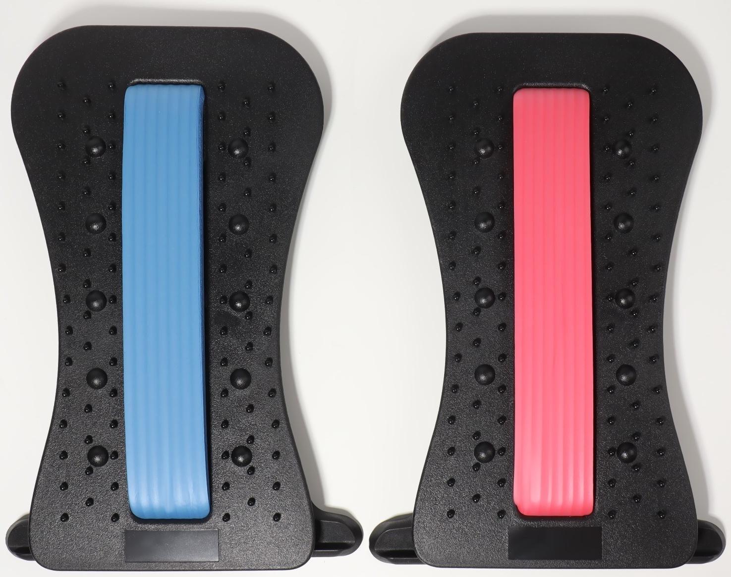 Массажёр для спины, трёхуровневый, с магнитом, 38 × 24,5 см, цвет МИКС