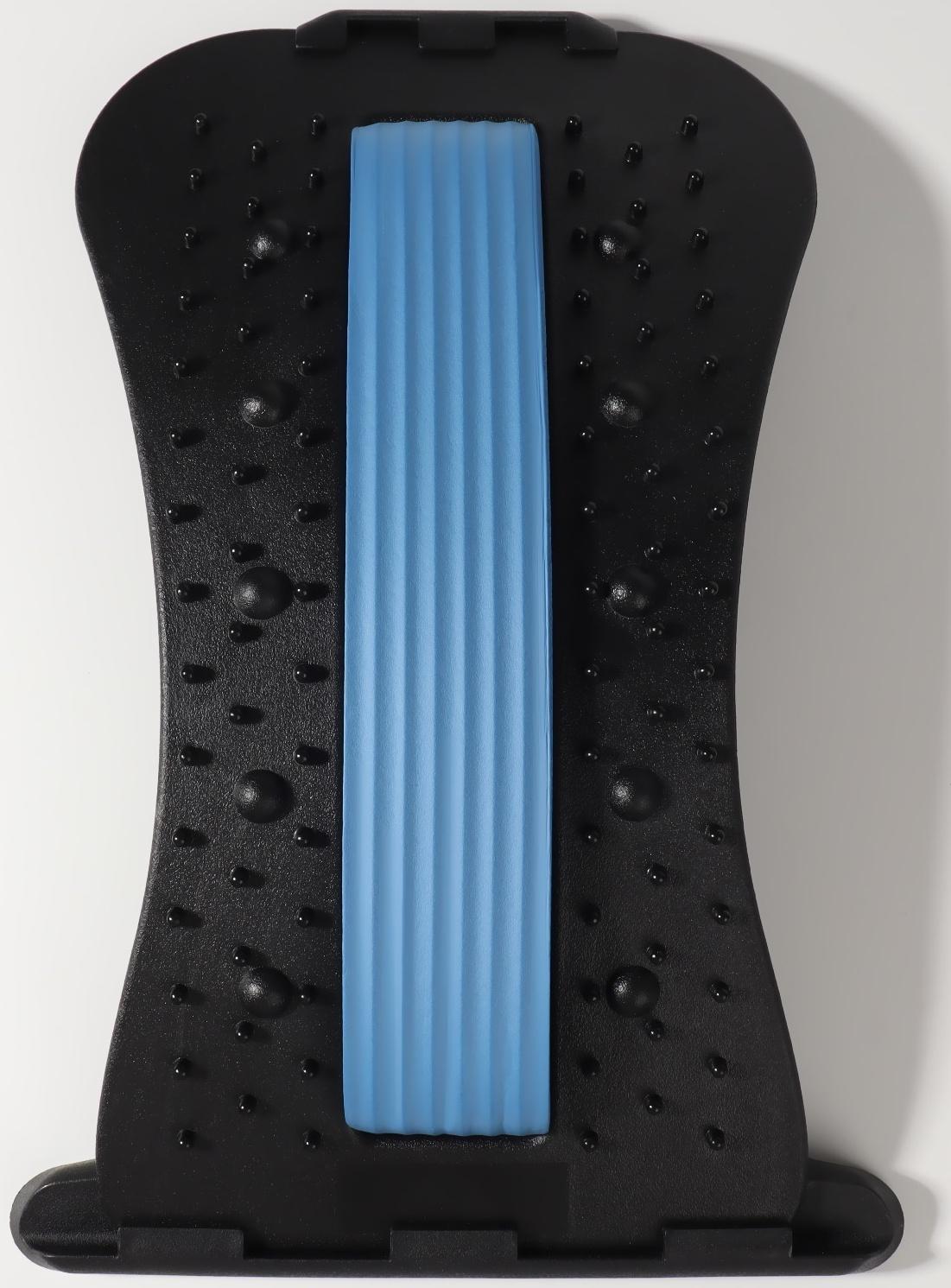 Массажёр для спины, трёхуровневый, с магнитом, 38 × 24,5 см, цвет МИКС