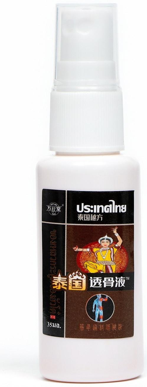 Спрей для тела прогревающий обезболивающий, 35 мл