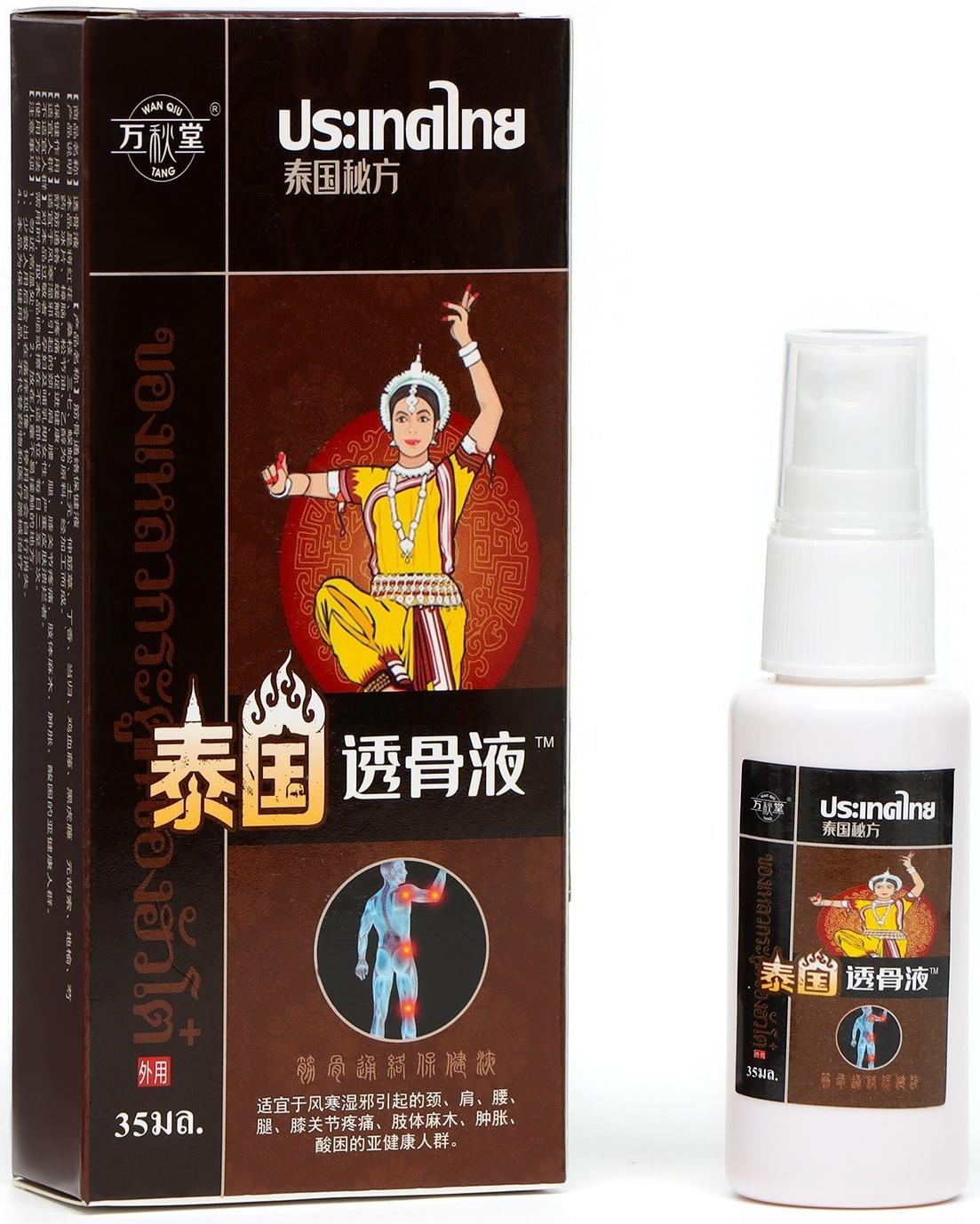 Спрей для тела прогревающий обезболивающий, 35 мл