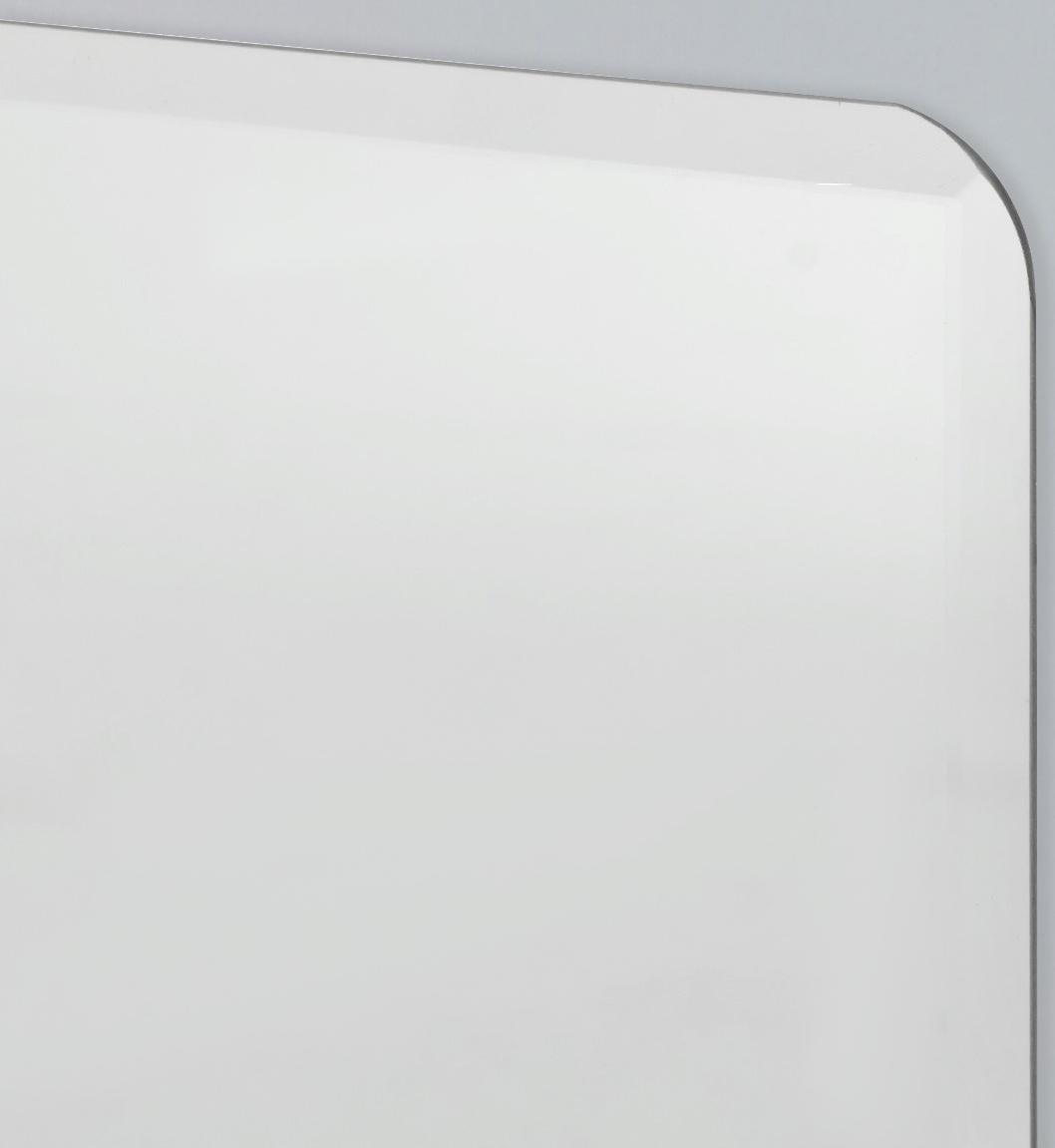 Зеркало прямоугольное, с закругленными углами, 35 х 45 см