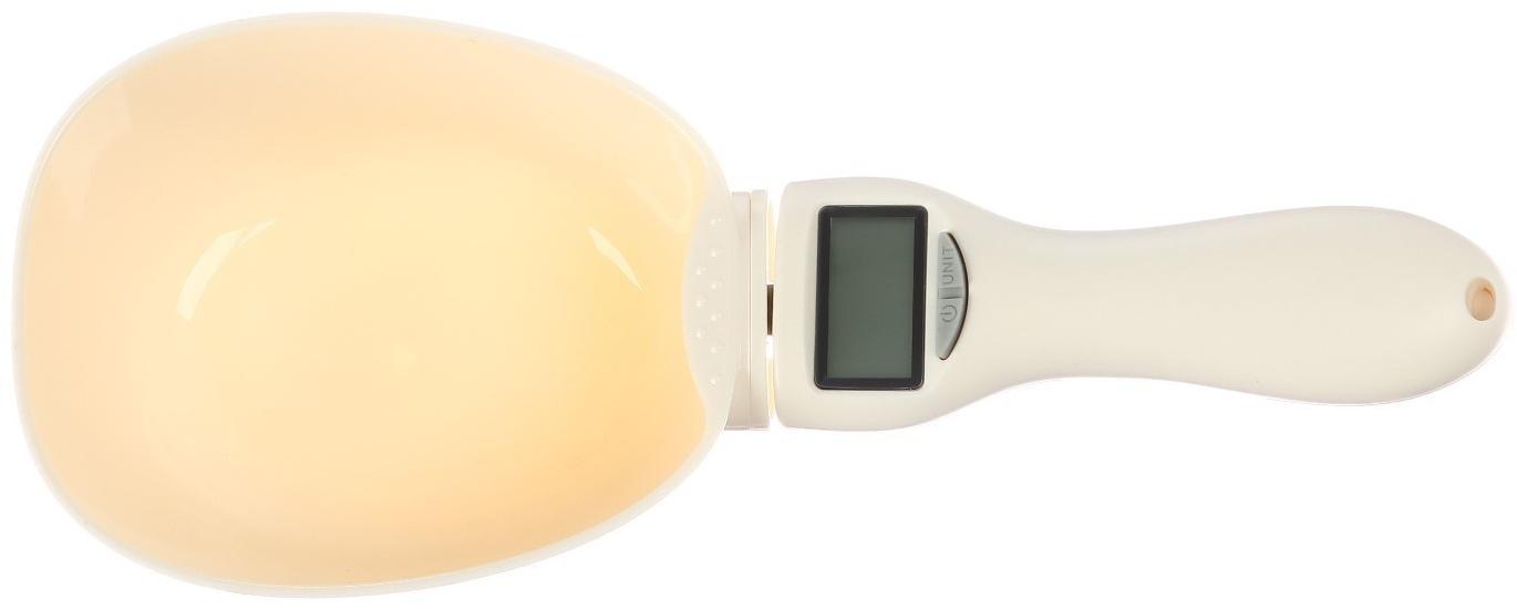 Весы кухонные Luazon LVE-031, электронные, до 0,8 кг, белые