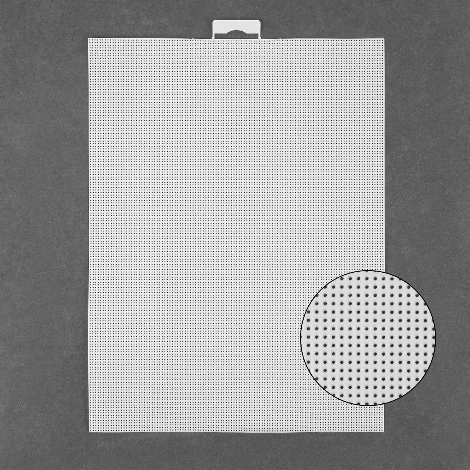 Канва для вышивания №14, 21 × 28 см, цвет белый