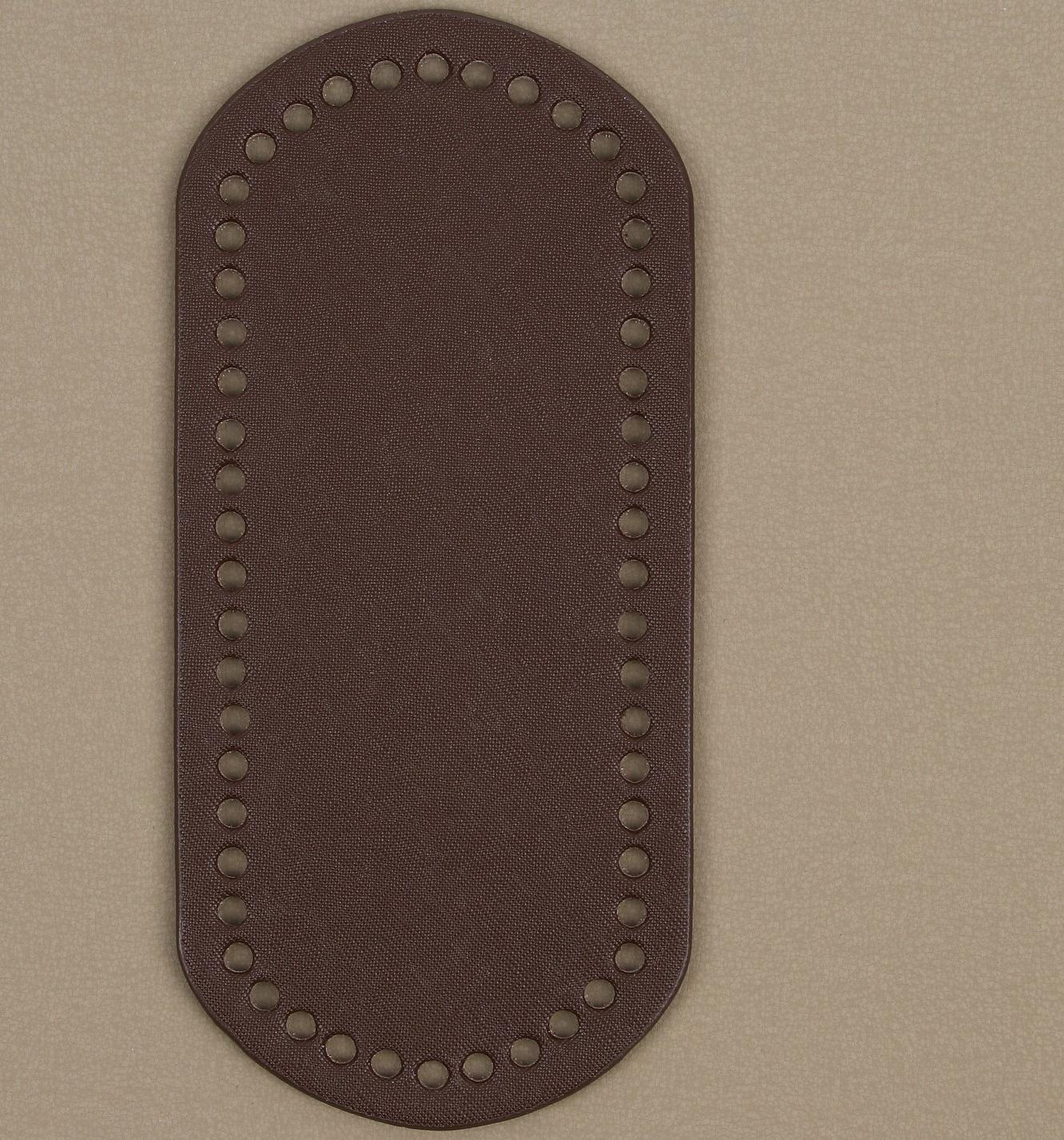 Донце для сумки, овальное, 22 × 10 × 0,3 см, цвет коричневый