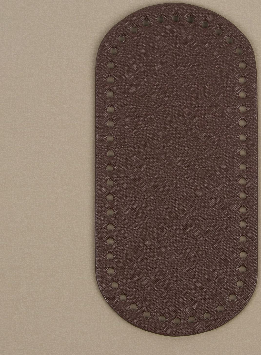 Донце для сумки, овальное, 25 × 12 × 0,3 см, цвет коричневый