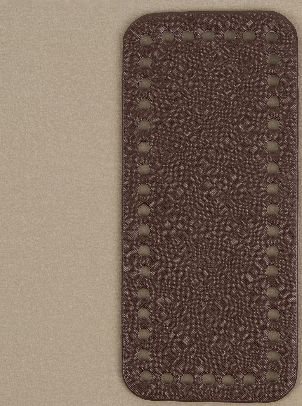 Донце для сумки, прямоугольное, 18 × 8 × 0,3 см, цвет коричневый