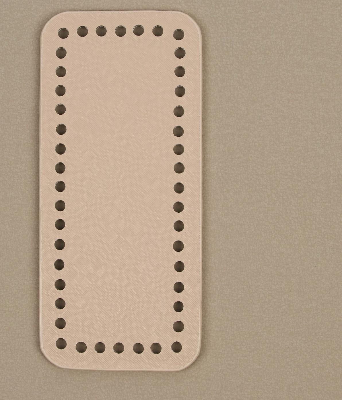 Донце для сумки, прямоугольное, 18 × 8 × 0,3 см, цвет бежевый