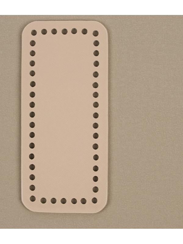 Донце для сумки, прямоугольное, 18 × 8 × 0,3 см, цвет бежевый