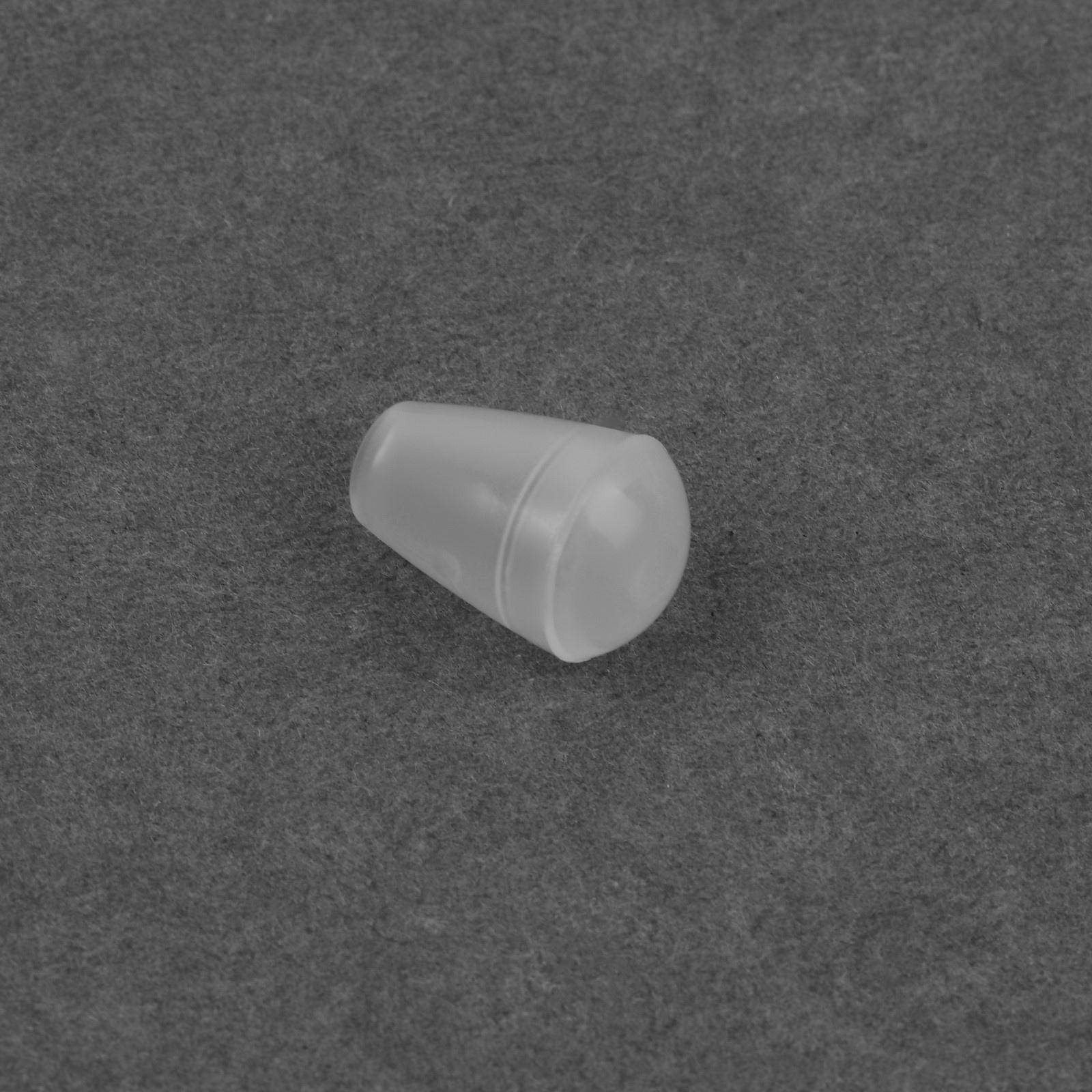 Наконечник для шнура, d = 4 мм, 17 × 12 мм, 100 шт, цвет прозрачный