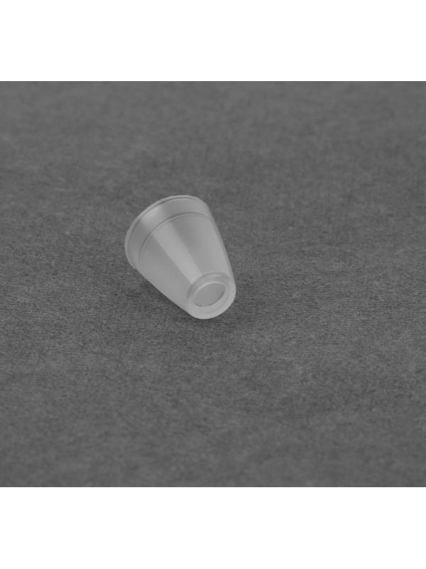 Наконечник для шнура, d = 4 мм, 17 × 12 мм, 100 шт, цвет прозрачный