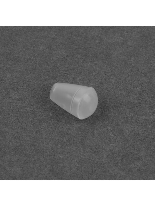 Наконечник для шнура, d = 4 мм, 17 × 12 мм, 100 шт, цвет прозрачный