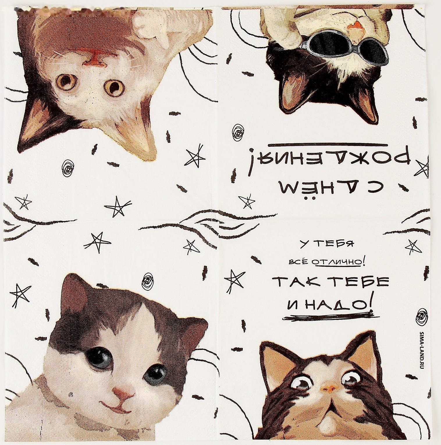 Салфетки 25*25см 