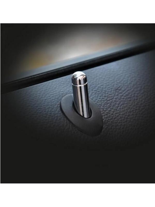 Кнопка блокировки центрального замка, хром, набор 4 шт