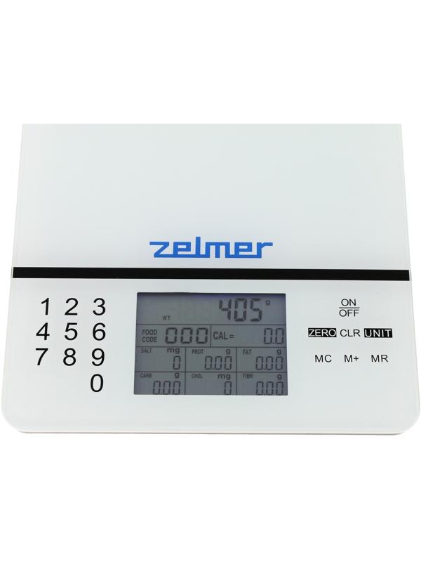 Весы кухонные Zelmer ZKS1500N, электронные, до 5 кг, серые