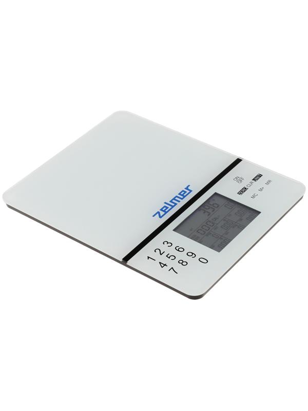 Весы кухонные Zelmer ZKS1500N, электронные, до 5 кг, серые