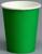 Стакан бумажный, однотонный, цвет зеленый, 250 мл, 50 шт