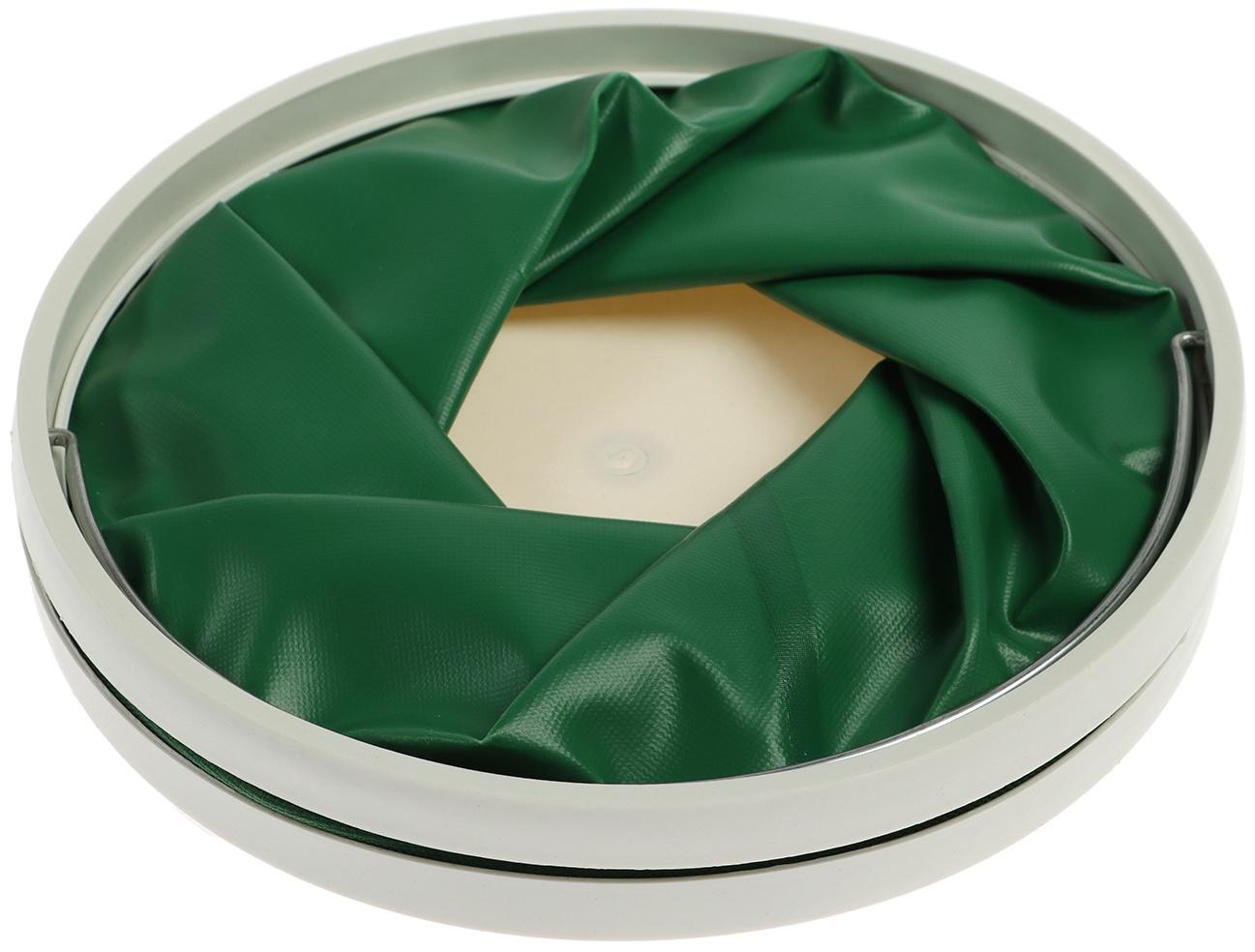 Складное ведро, 9 л, зеленый