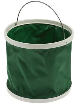Складное ведро, 9 л, зеленый