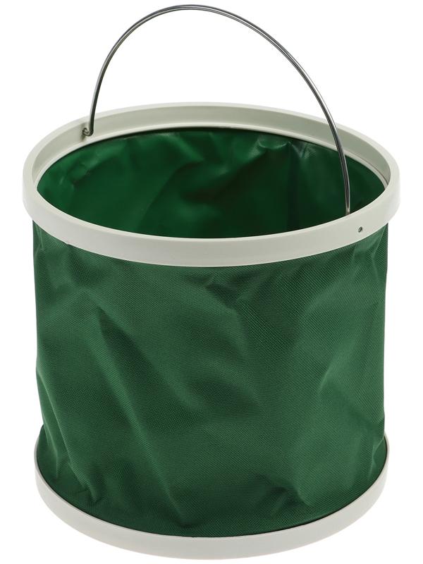 Складное ведро, 9 л, зеленый