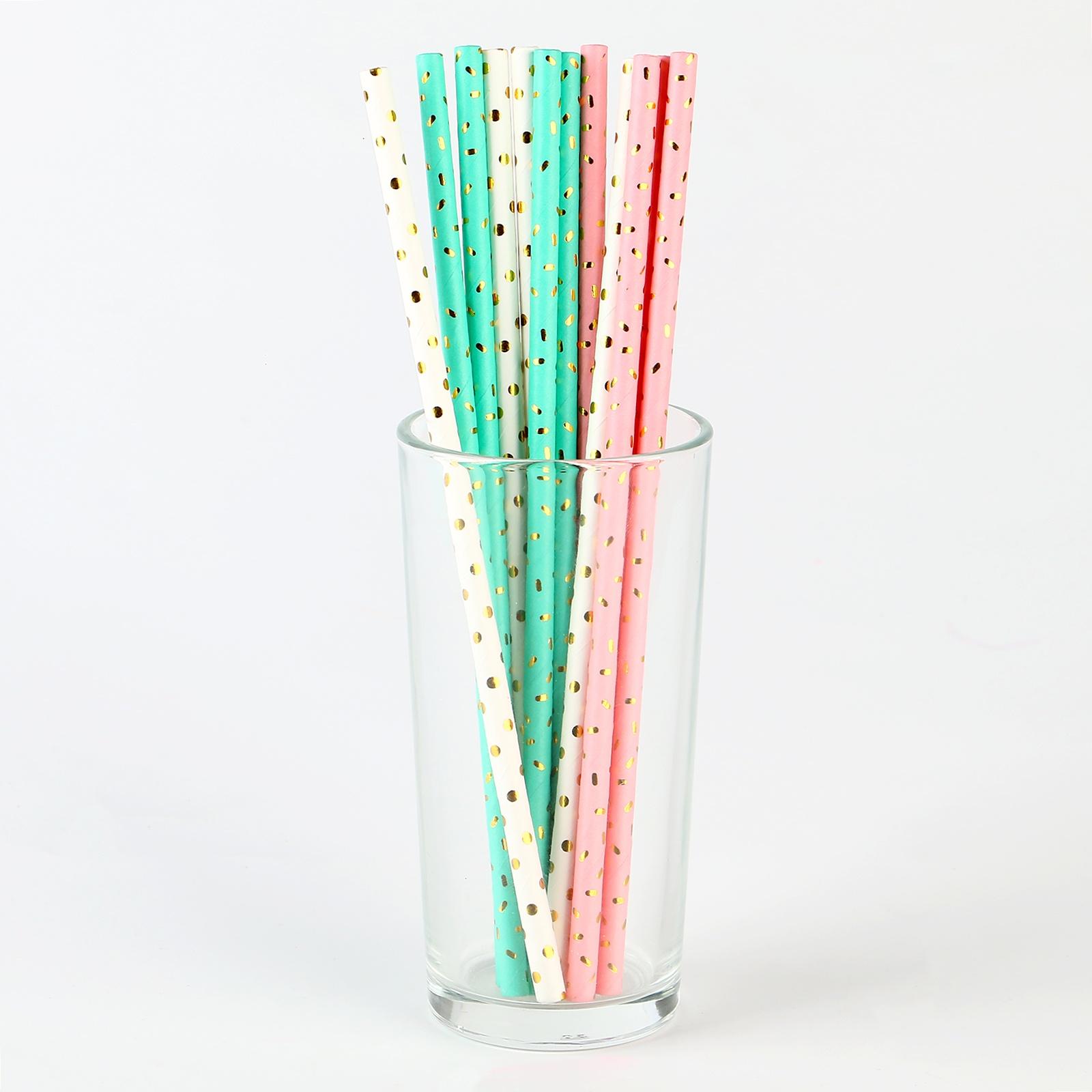 Трубочки бумажные 12 шт 