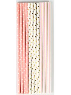 Трубочки бумажные 12 шт 