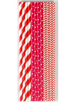 Трубочки бумажные 12 шт «Девочки»