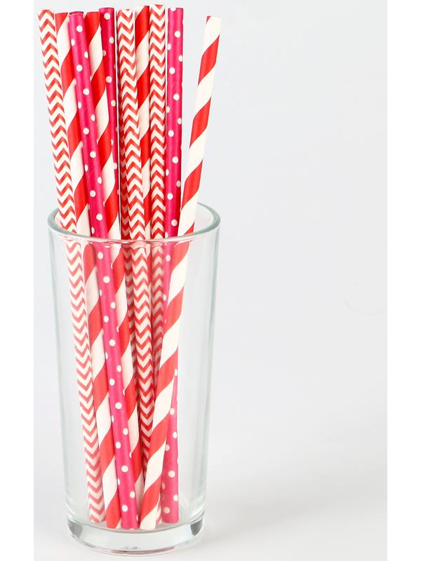 Трубочки бумажные 12 шт «Девочки»