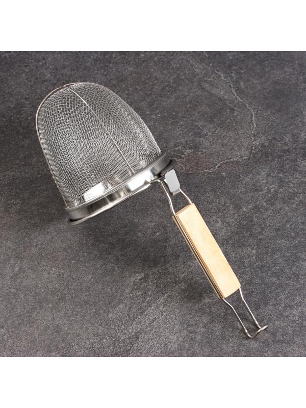 Корзинка для приготовления картошки фри, 34см, дерев ручка