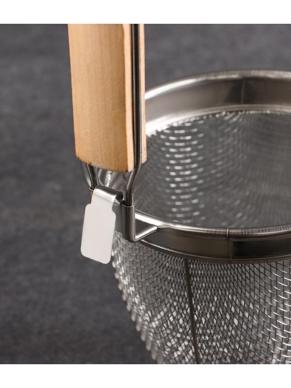 Корзинка для приготовления картошки фри, 34см, дерев ручка