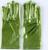 Карнавальнеый аксессуар- перчатки , цвет зеленый металлик,искусственная кожа