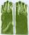 Карнавальнеый аксессуар- перчатки , цвет зеленый металлик,искусственная кожа