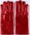 Карнавальнеый аксессуар- перчатки , цвет красный металлик,искусственная кожа