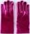 Карнавальнеый аксессуар- перчатки , цвет фуксия металлик ,искусственная кожа