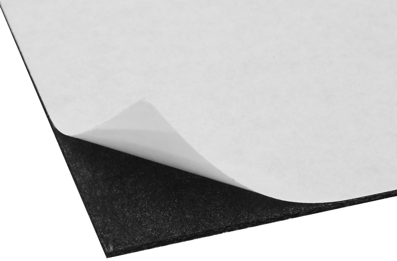 Накладка для мебели из войлока, 210х300 мм, клейкая поверхность, цвет черный