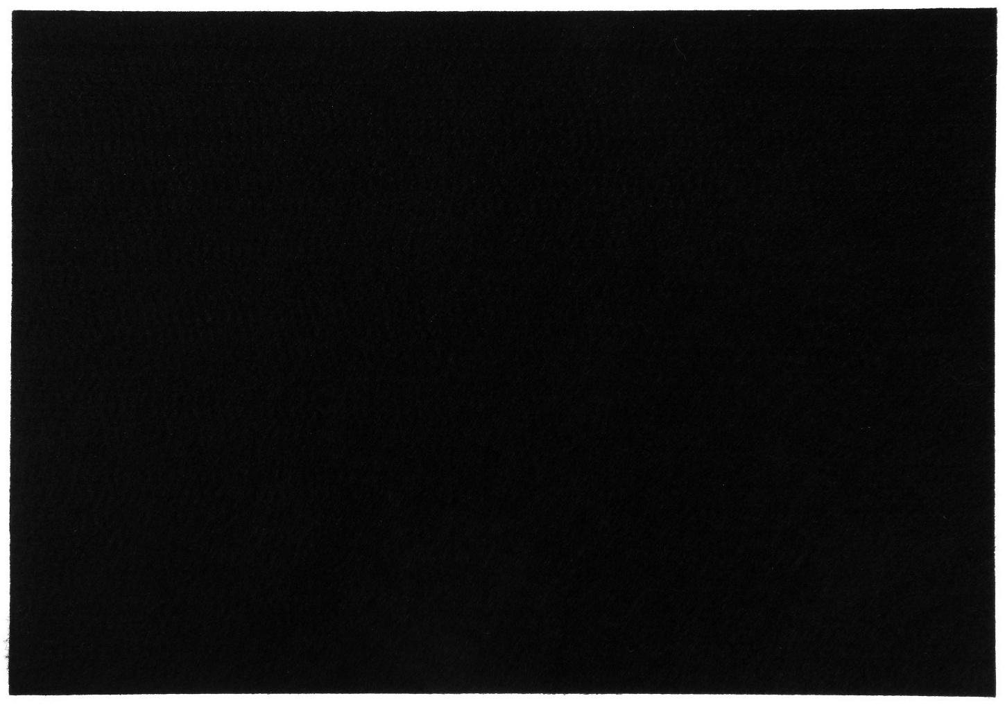 Накладка для мебели из войлока, 210х300 мм, клейкая поверхность, цвет черный