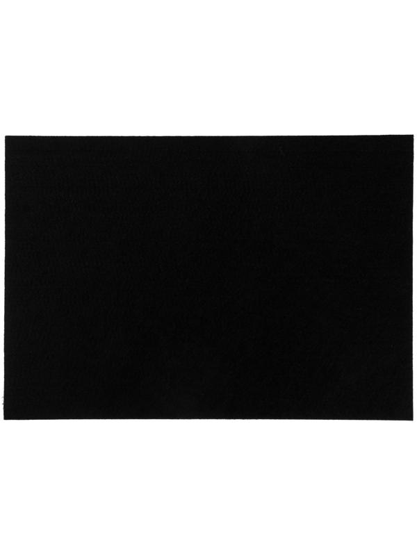 Накладка для мебели из войлока, 210х300 мм, клейкая поверхность, цвет черный