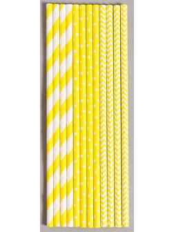 Трубочки бумажные 12 шт «Солнышко»