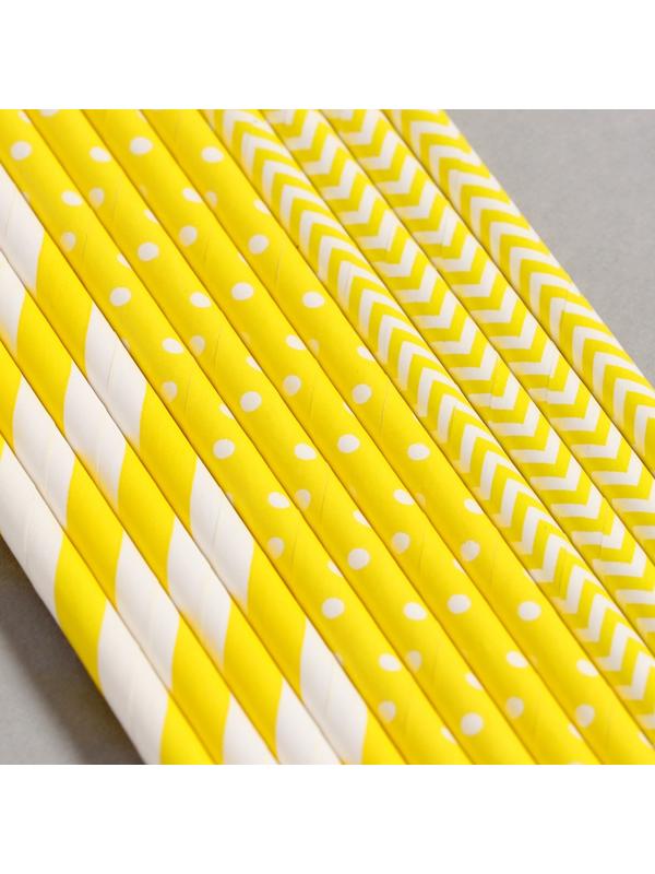 Трубочки бумажные 12 шт «Солнышко»