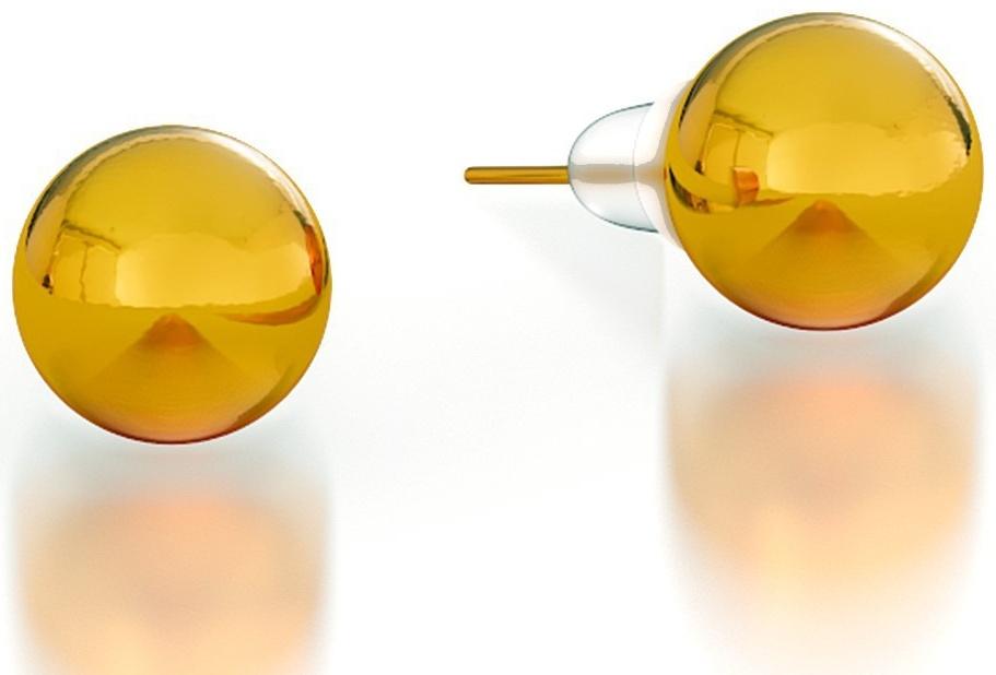 Серьги набор, 3 пары, цвет золотой 