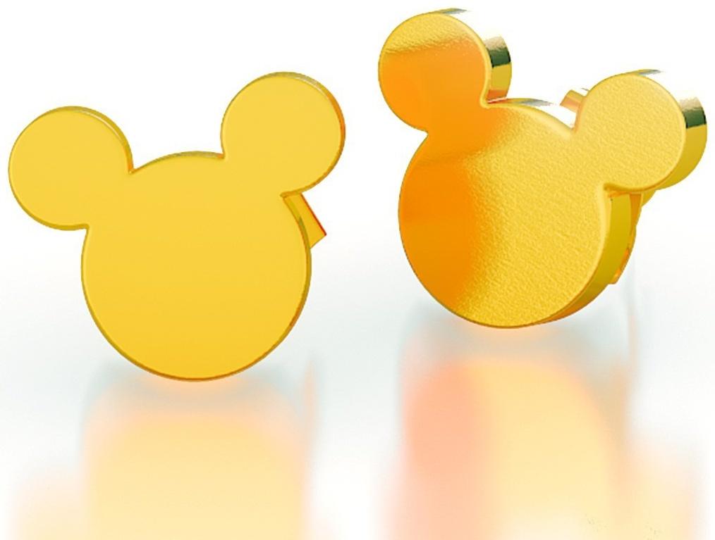 Серьги набор, 3 пары, цвет золотой 