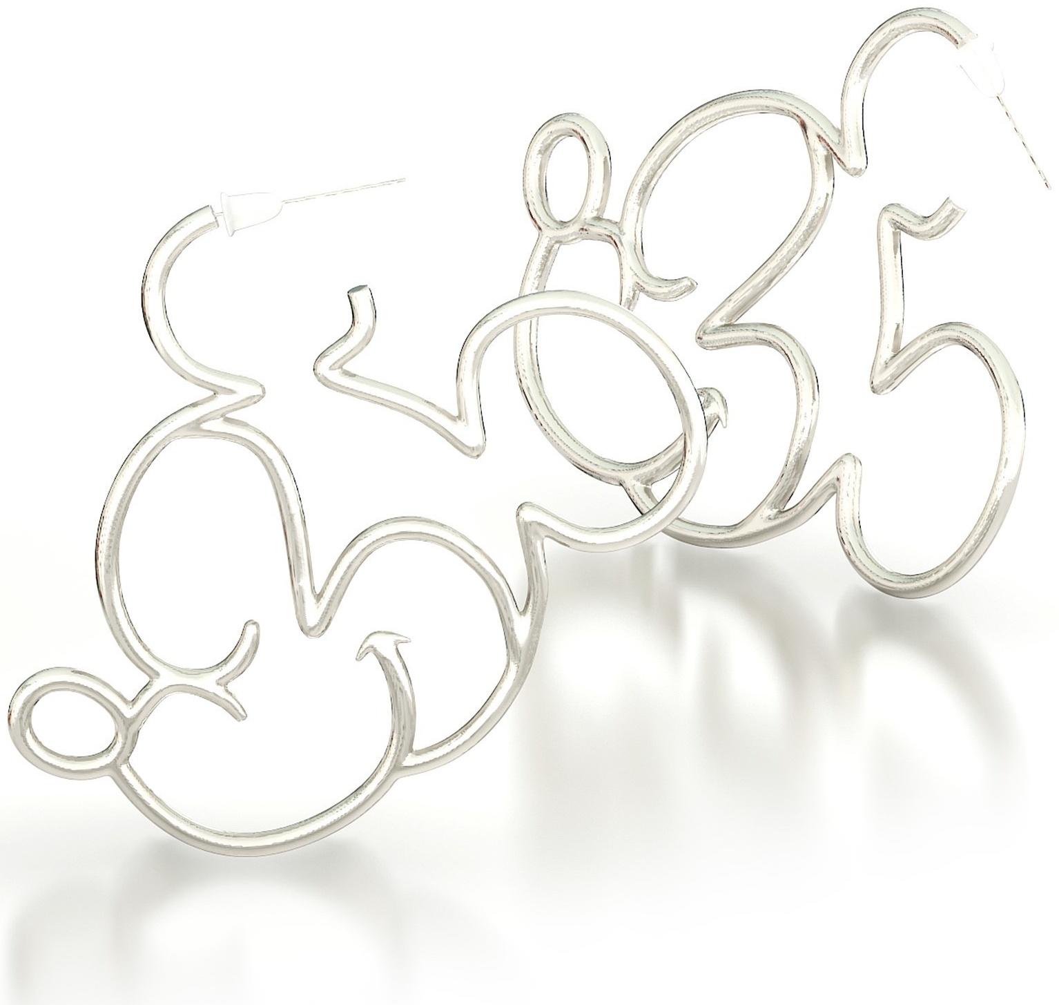 Серьги набор, 3 пары, цвет серебрянный 