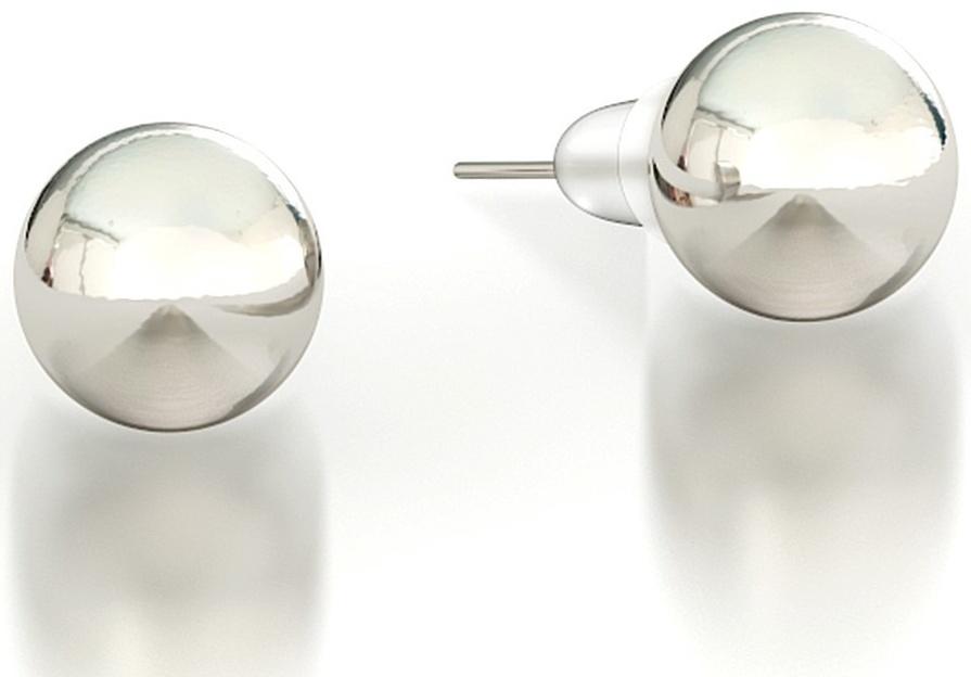 Серьги набор, 3 пары, цвет серебрянный 