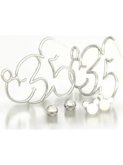 Серьги набор, 3 пары, цвет серебрянный 