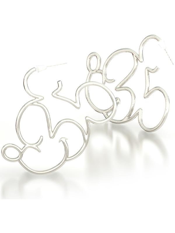 Серьги набор, 3 пары, цвет серебрянный 