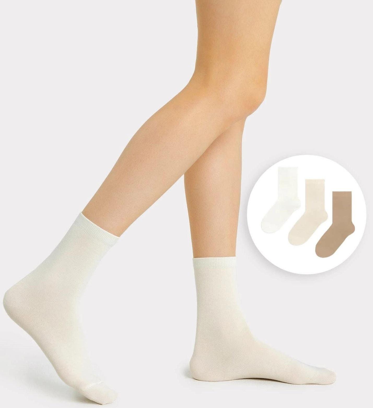 Набор носков женских (3 пары), размер 25-27