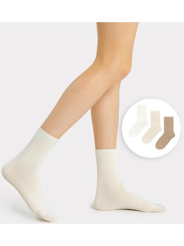 Набор носков женских (3 пары), размер 25-27